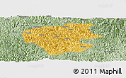 Savanna Style Panoramic Map of Leye