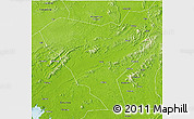 Physical 3D Map of Lingshan