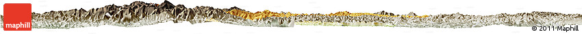 Physical Horizon Map of Lingyun, semi-desaturated