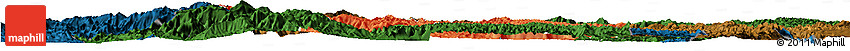 Political Horizon Map of Lingyun, darken Political Horizon Map of Lingyun, darken