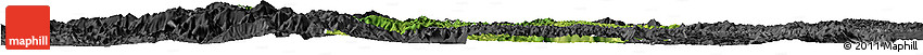 Satellite Horizon Map of Lingyun, darken, desaturated