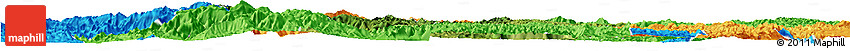 Satellite Horizon Map of Lingyun, political outside Satellite Horizon Map of Lingyun, political outside