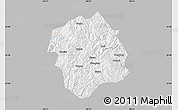 Gray Map of Lingyun, single color outside