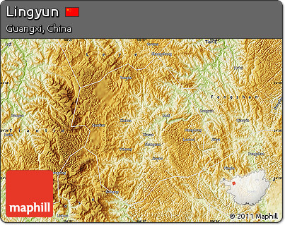 Physical Map of Lingyun