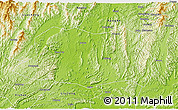 Physical 3D Map of Liucheng