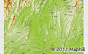 Physical Map of Liucheng