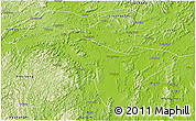 Physical 3D Map of Liujiang