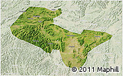 Satellite 3D Map of Liujiang, lighten