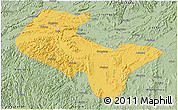 Savanna Style 3D Map of Liujiang