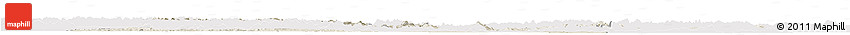 Shaded Relief Horizon Map of Liujiang, cropped outside