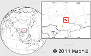 Blank Location Map of Liujiang