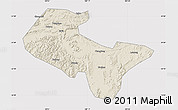 Shaded Relief Map of Liujiang, cropped outside