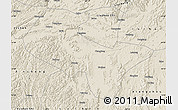 Shaded Relief Map of Liujiang