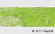 Physical Panoramic Map of Liujiang