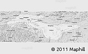Silver Style Panoramic Map of Liujiang