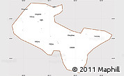 Classic Style Simple Map of Liujiang, cropped outside