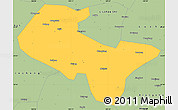 Savanna Style Simple Map of Liujiang