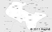 Silver Style Simple Map of Liujiang