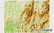 Physical 3D Map of Longsheng