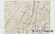Shaded Relief 3D Map of Longsheng