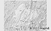 Silver Style 3D Map of Longsheng