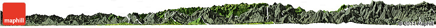 Satellite Horizon Map of Longsheng, semi-desaturated