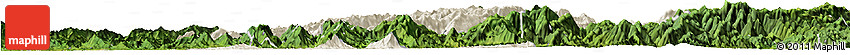 Shaded Relief Horizon Map of Longsheng, satellite outside Shaded Relief Horizon Map of Longsheng, satellite outside