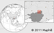 Blank Location Map of Longsheng, highlighted country, highlighted parent region