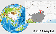 Physical Location Map of Longsheng, highlighted country, highlighted parent region