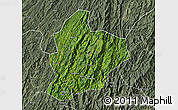 Satellite Map of Longsheng, semi-desaturated