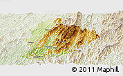 Physical Panoramic Map of Longsheng, lighten