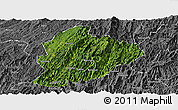 Satellite Panoramic Map of Longsheng, desaturated