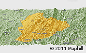 Savanna Style Panoramic Map of Longsheng