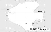 Silver Style Simple Map of Luocheng