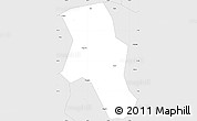Silver Style Simple Map of Mengshan