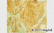 Physical 3D Map of Nandan