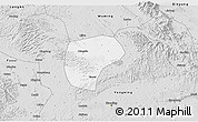 Silver Style 3D Map of Nanning
