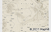 Shaded Relief Map of Nanning