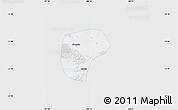 Silver Style Map of Nanning, single color outside