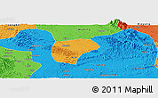 Political Panoramic Map of Nanning