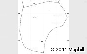 Blank Simple Map of Nanning