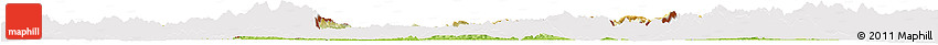 Physical Horizon Map of Ningming, cropped outside
