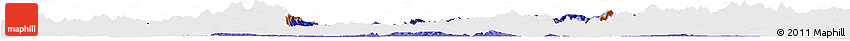 Political Horizon Map of Ningming, cropped outside