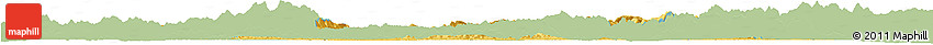 Savanna Style Horizon Map of Ningming, single color outside