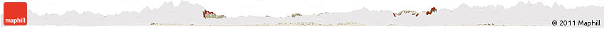 Shaded Relief Horizon Map of Ningming, cropped outside
