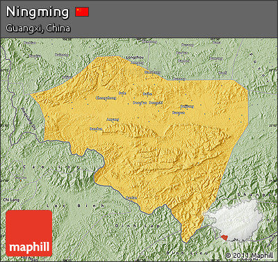 Savanna Style Map of Ningming