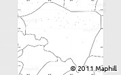 Blank Simple Map of Ningming, no labels