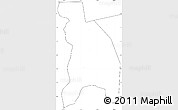 Blank Simple Map of Pingxiang Shi, no labels