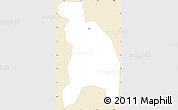 Classic Style Simple Map of Pingxiang Shi, single color outside