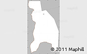 Gray Simple Map of Pingxiang Shi